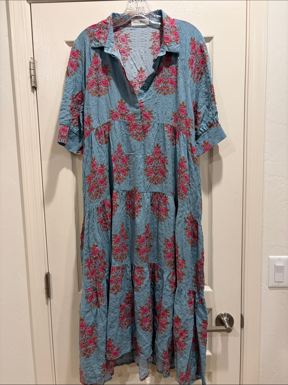Natural Life Blue Floral Dress